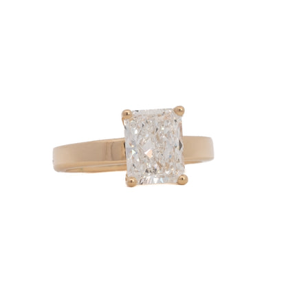 rhea ring - radiant - grown diamond