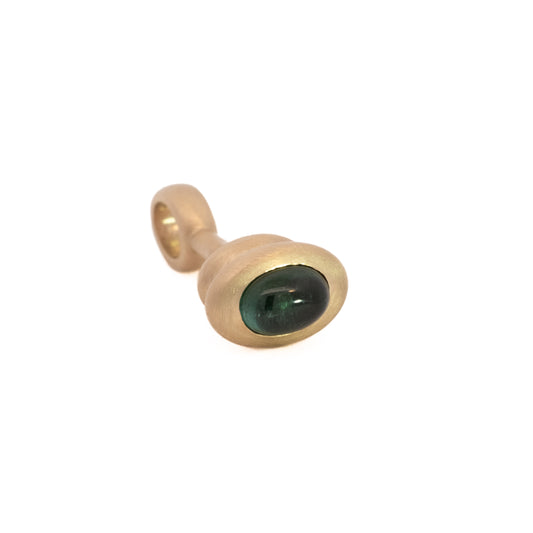 pendulum charm no.6 - teal tourmaline