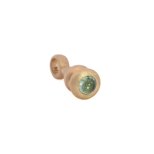 pendulum charm no.1 - seafoam tourmaline