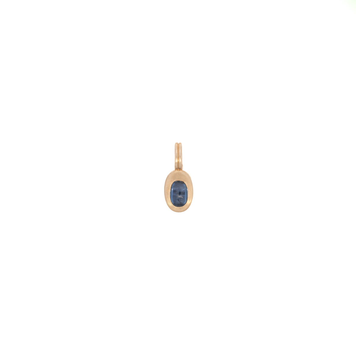 wwake / duo sapphire sister pendant charm
