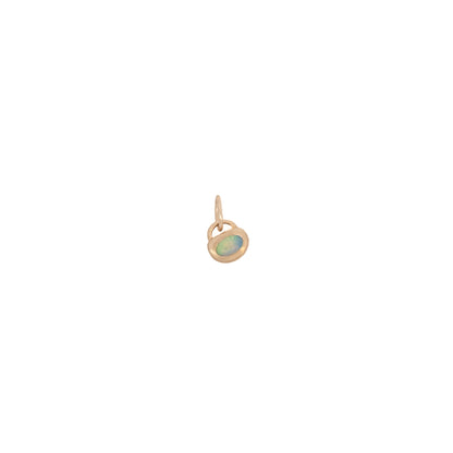 wwake / opal heart pendant charm
