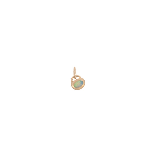 wwake / opal heart pendant charm