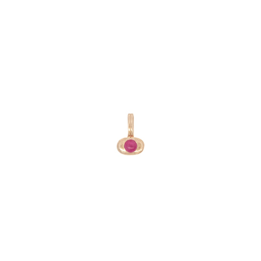 wwake / tempo pendant charm - ruby (july)