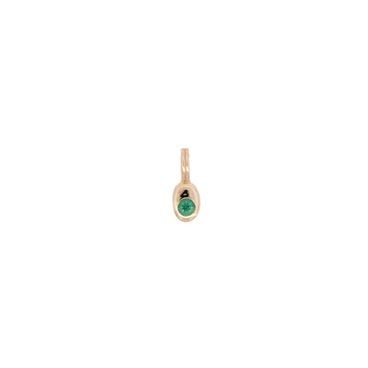 wwake / tempo pendant charm - emerald (may)
