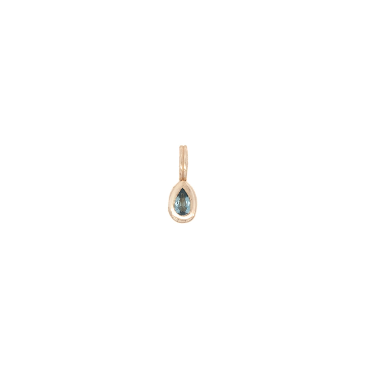 wwake / tempo pendant charm - aquamarine (march)