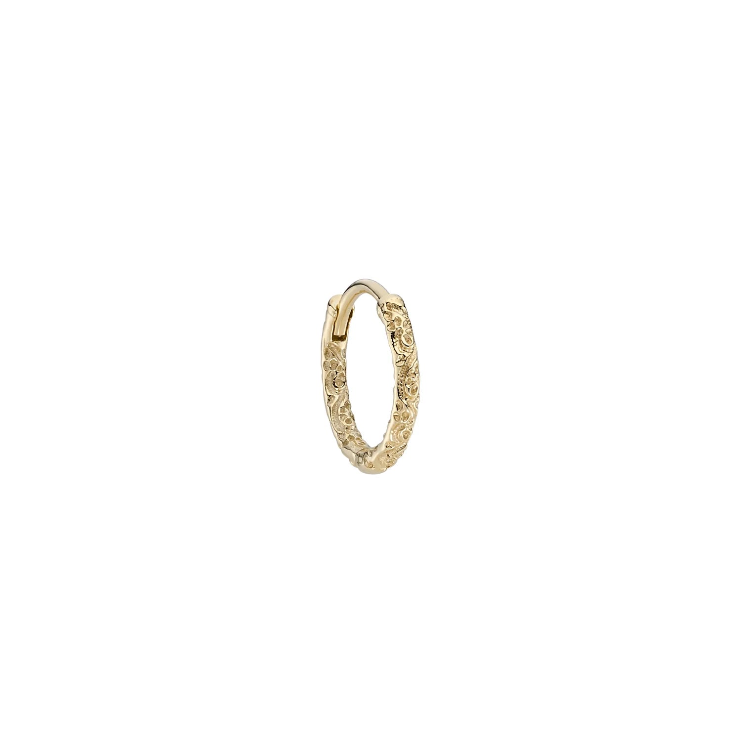 Engraved Hoop Earring (Single) Engraved Hoop Earring (Single