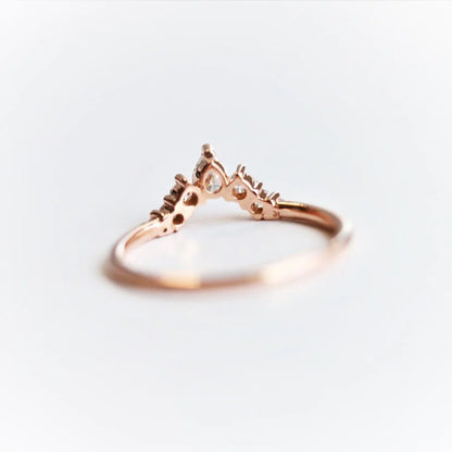 olivia crown ring - grown diamond