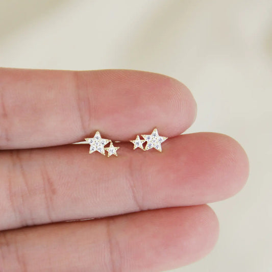 aria stud earrings