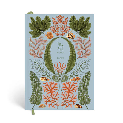 papier / guided travel journal - coral reef