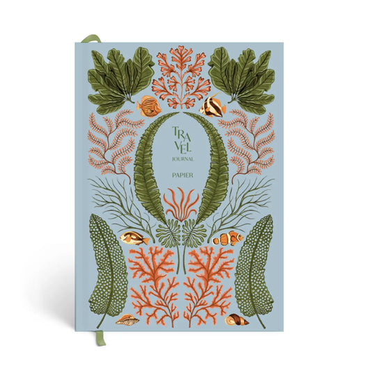 papier / guided travel journal - coral reef