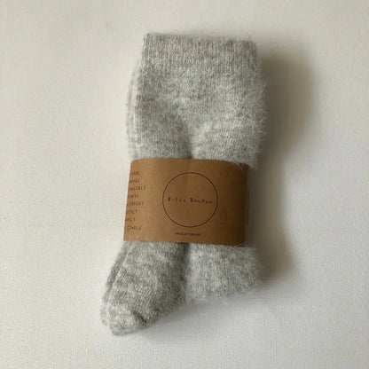 billy bamboo / fluffy angora socks
