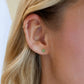jade stud earrings