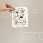 wildflower floral birthday card