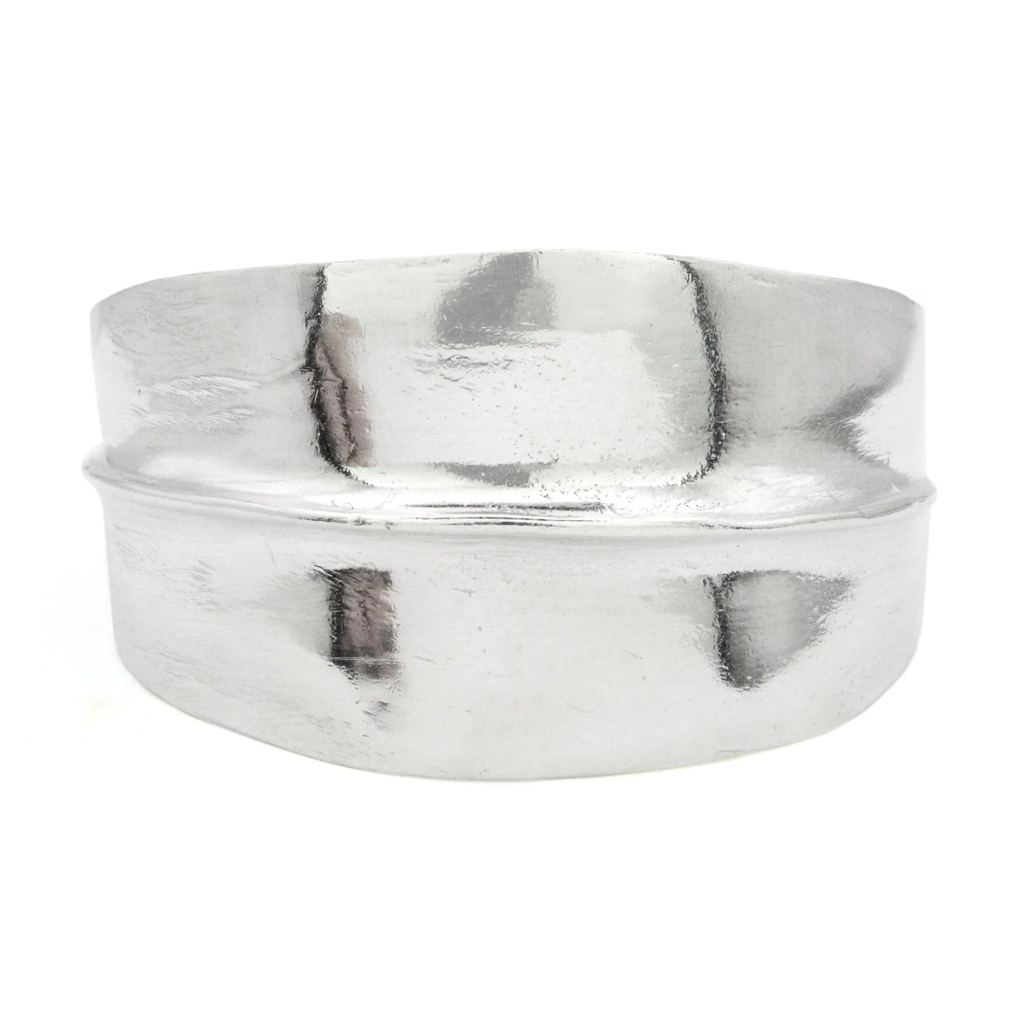 wide ridge cuff bracelet