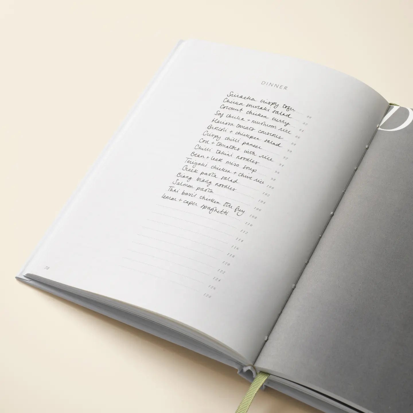 papier / guided recipe journal