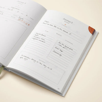 papier / guided travel journal - coral reef