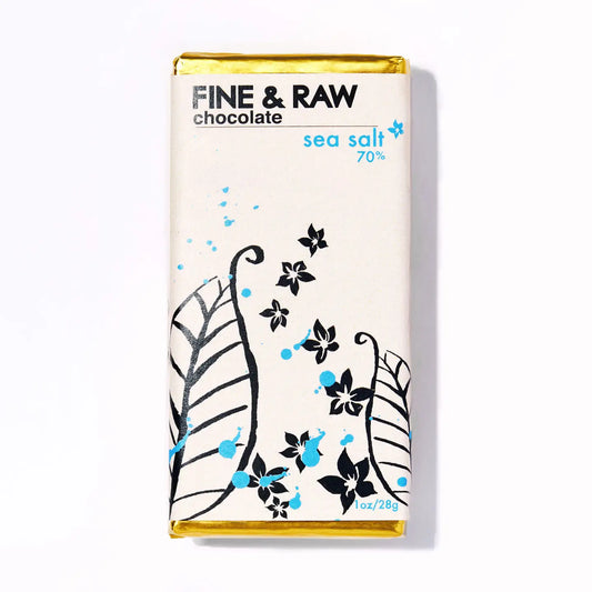 fine & raw / chocolate bar - sea salt