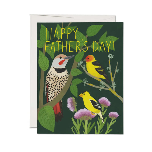bird watching father's day card