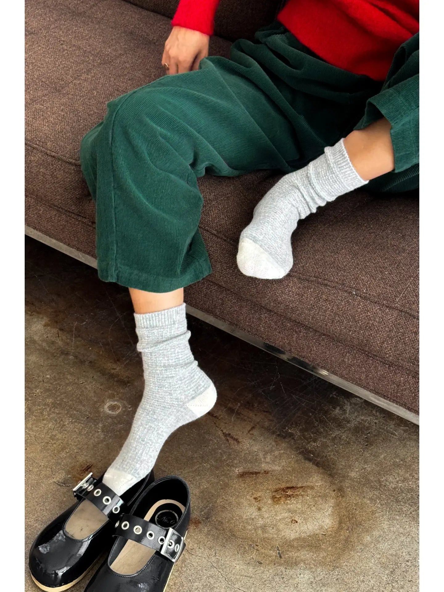 le bon shoppe / wool waffled socks