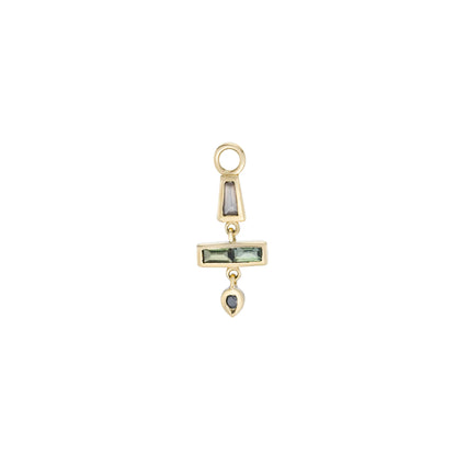 métier / az gemstone totem plaque charm - single
