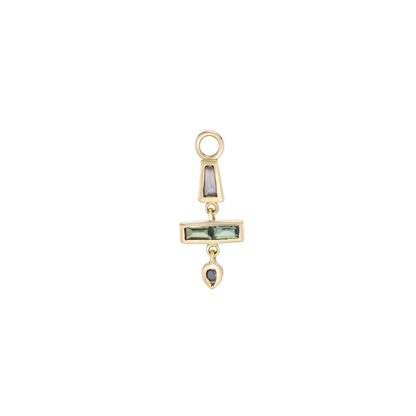 métier / az gemstone totem plaque charm - single