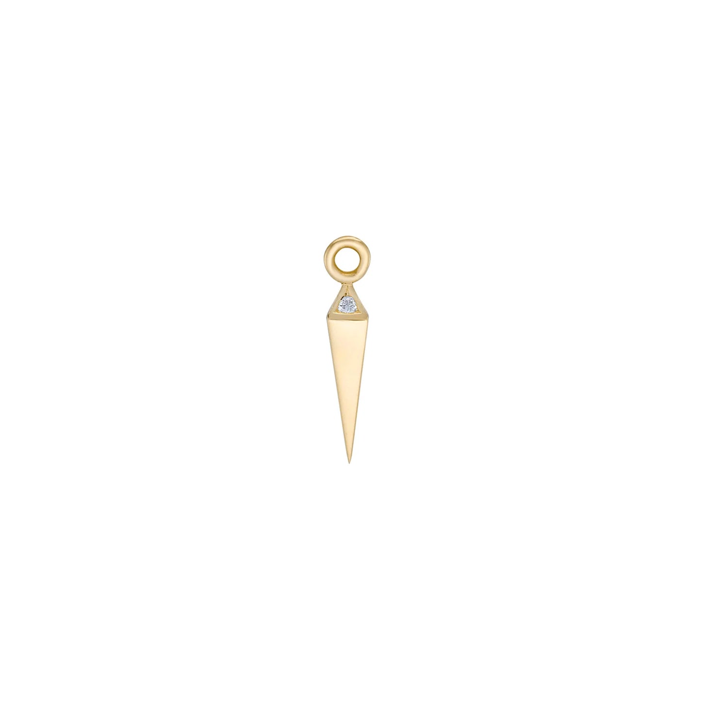 métier / point element plaque charm - single
