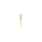 métier / point element plaque charm - single