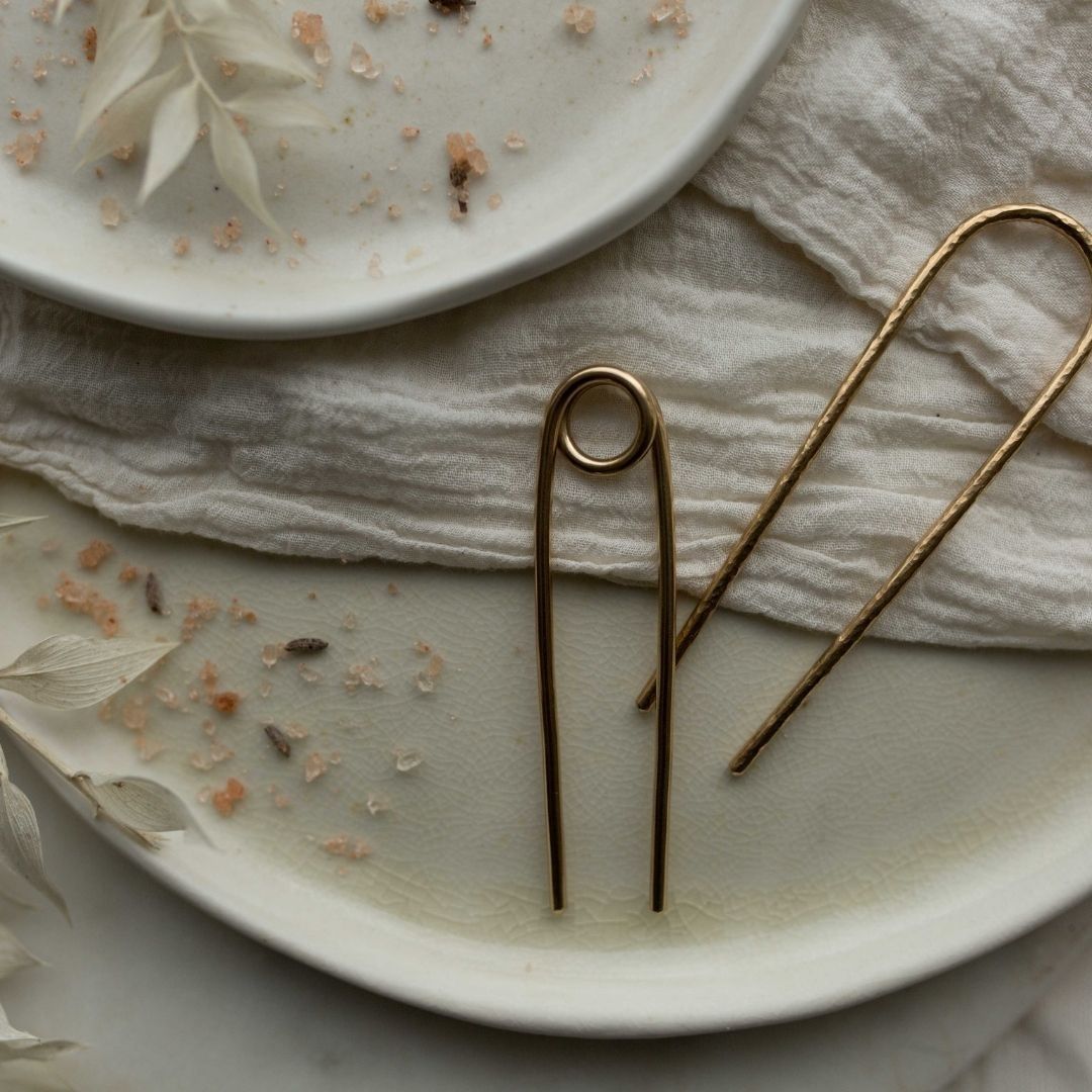 safety pin hair fork