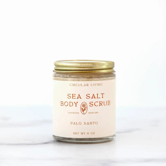 circular living / sea salt body scrub - palo santo