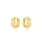 click hoop cz earrings