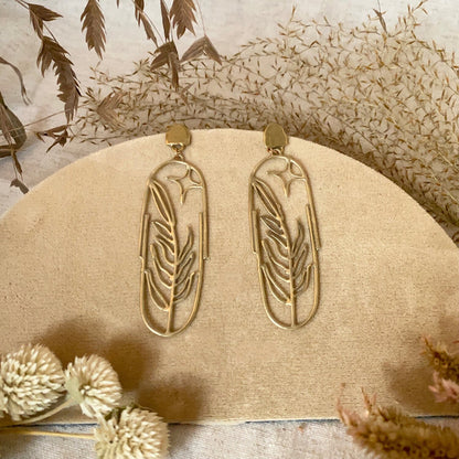 plant magic post earrings
