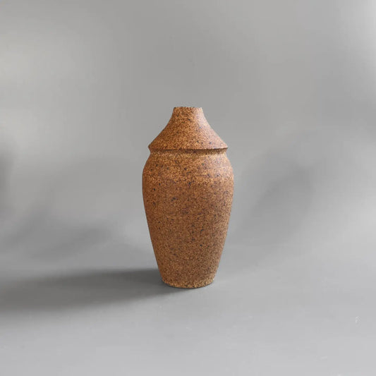 SOMBRA / sandstone bottleneck vase 023