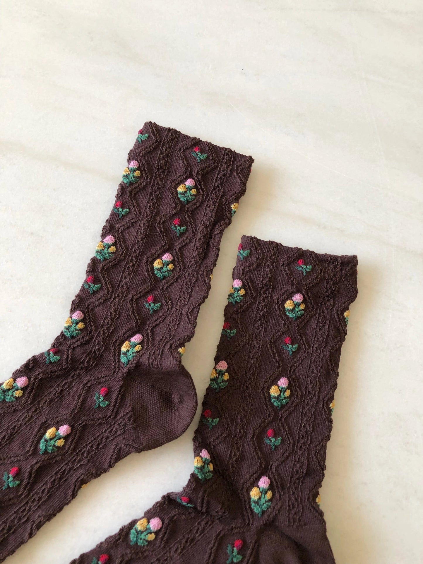 billy bamboo / rose garden socks
