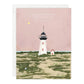 lighthouse + love + friendship card