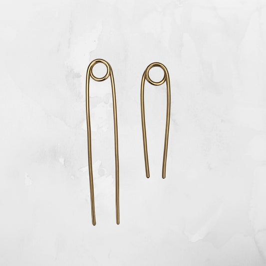 safety pin hair fork