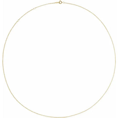 chain necklace / adjustable cable - 1mm
