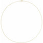 chain necklace / adjustable cable - 1mm