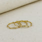 infinity dot ring band - cz