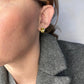 wire knot stud earrings