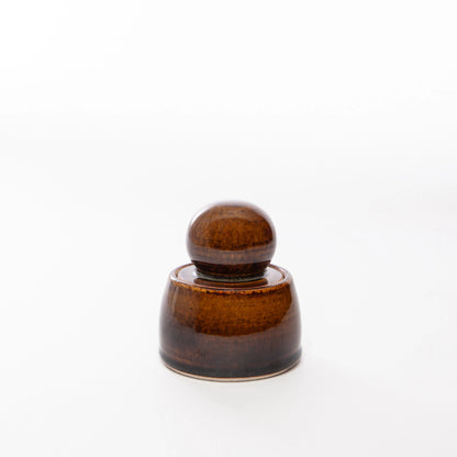 mh studio / stash jar - amber gloss