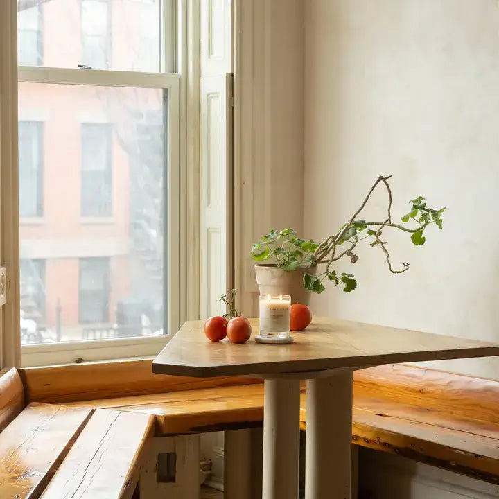 brooklyn candle studio / classic double wick candle - tomato leaf