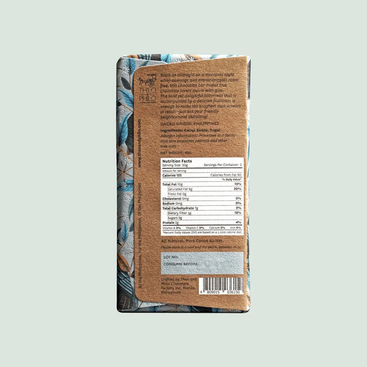 theo & philo / 90% filipino dark chocolate