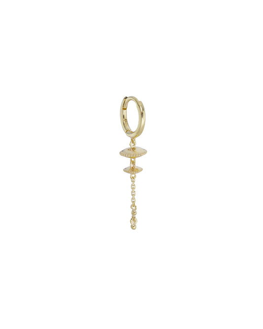 métier / dala lucky lumen clicker hoop earring - single
