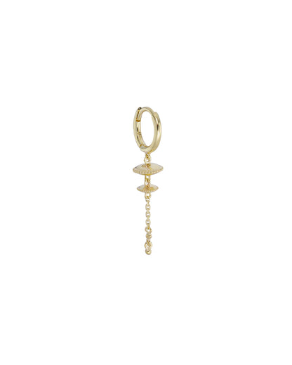 métier / dala lucky lumen clicker hoop earring - single