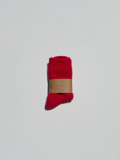 billy bamboo / fluffy angora socks - sale