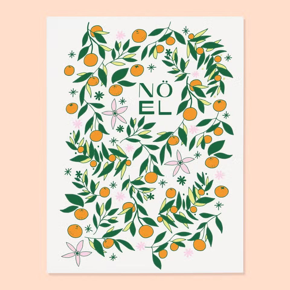 citrus noel holiday card