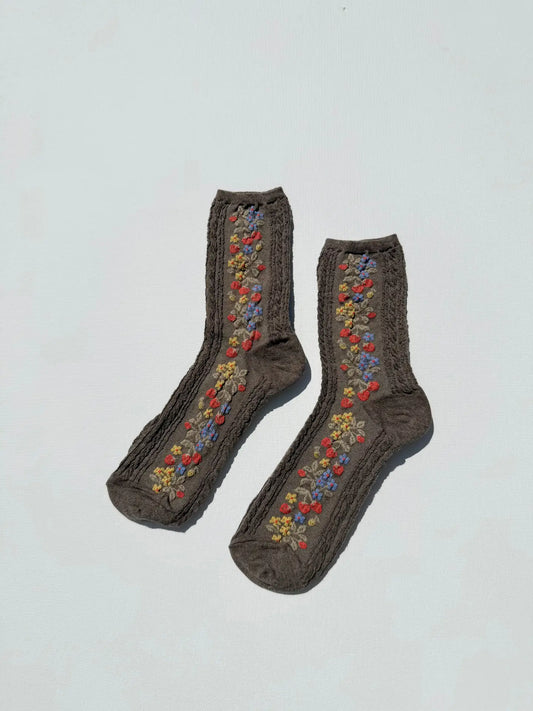 billy bamboo / wild strawberry socks