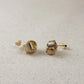wire knot stud earrings