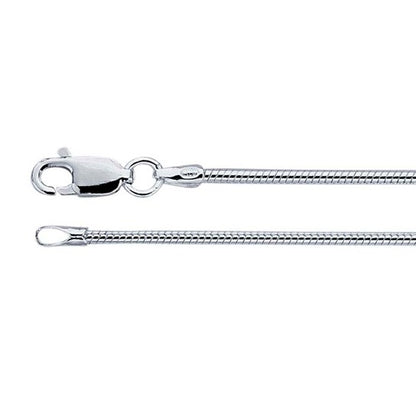 chain necklace / snake - 1.5mm