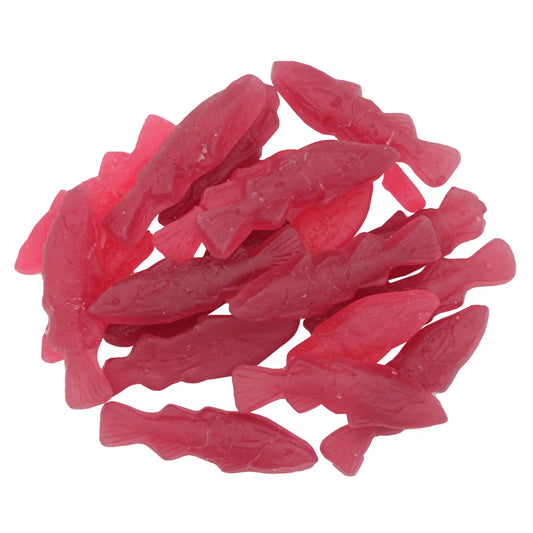 kolsvart / swedish candy fish - raspberry & blackcurrant